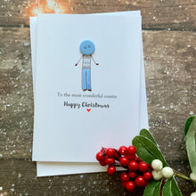 Load image into Gallery viewer, Most Wonderful Cousin Christmas Card