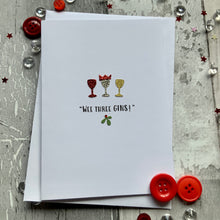 Load image into Gallery viewer, Gin & Prosecco Pack of Four Christmas Cards