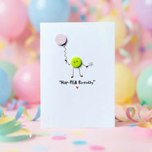 Load image into Gallery viewer, Hap-Pea  Birthday Card