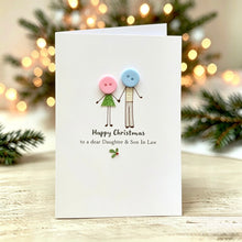 Load image into Gallery viewer, Happy Christmas To A Dear Daughter &amp; Son In Law Christmas Card