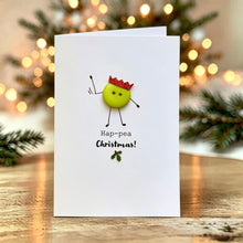 Load image into Gallery viewer, Ha-Pea Christmas Card