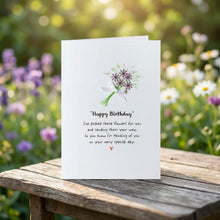 Load image into Gallery viewer, I've Picked These Flowers Birthday Card