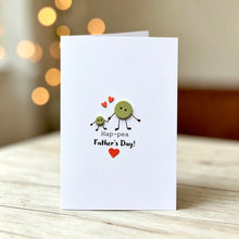 Load image into Gallery viewer, Hap-pea Father's Day Card