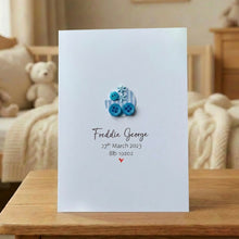 Load image into Gallery viewer, New Baby Boy - Personalised Card