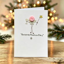 Load image into Gallery viewer, Christmas Prosecco Fairy Card
