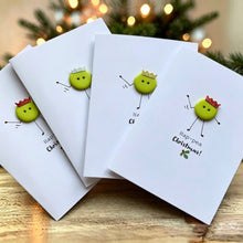 Load image into Gallery viewer, Ha-Pea Christmas Pack of Four Cards