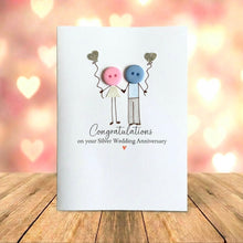 Load image into Gallery viewer, Congratulations on your Silver Wedding Anniversary Card