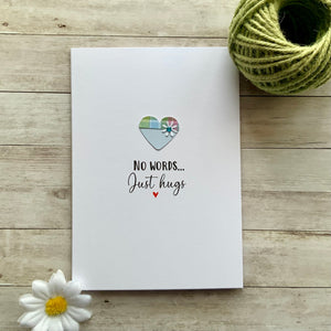 No Words Just Hugs - Thinking Of You Card