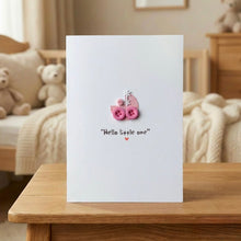 Load image into Gallery viewer, Hello Little One (Girl) Card