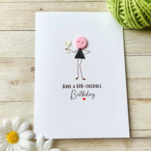 Load image into Gallery viewer, Have a GIN-credible Birthday Card