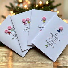 Load image into Gallery viewer, Mixed Friends Pack of Four Christmas Cards