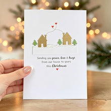 Load image into Gallery viewer, Sending You Peace, Love &amp; Hugs Christmas Card