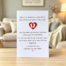 Load image into Gallery viewer, Footprints Baby Loss Card