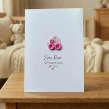 Load image into Gallery viewer, New Baby Girl - Personalised Card
