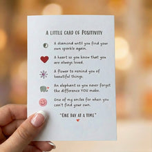 Load image into Gallery viewer, A Little Card Of Positivity Handmade Positive Greeting &amp; Encouragement Card