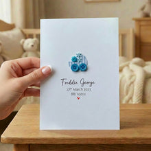 Load image into Gallery viewer, New Baby Boy - Personalised Card