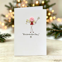 Load image into Gallery viewer, Christmas Gin Fairy Card