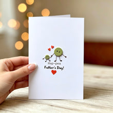 Load image into Gallery viewer, Hap-pea Father's Day Card