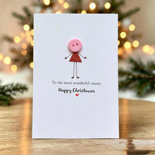 Load image into Gallery viewer, Most Wonderful Cousin Christmas Card