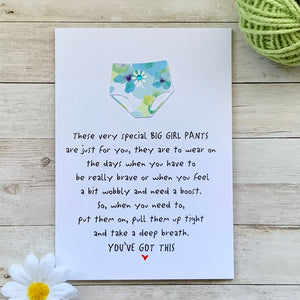 Big Girl Pants Card