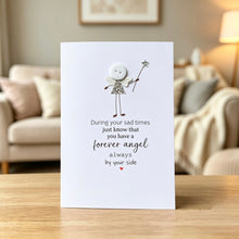 Load image into Gallery viewer, During Your Sad Times - Forever Angel Card