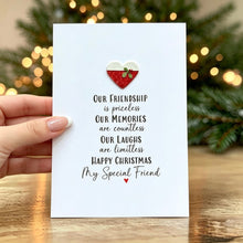 Load image into Gallery viewer, Our Friendship Is Priceless, Friend Christmas Card