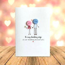 Load image into Gallery viewer, To My Wife On Our Wedding Anniversary Card