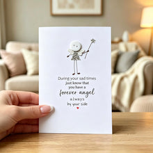 Load image into Gallery viewer, During Your Sad Times - Forever Angel Card