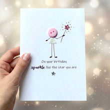 Load image into Gallery viewer, On Your Birthday Sparkle Card