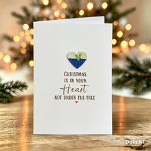 Load image into Gallery viewer, Christmas Is In Your Heart Card