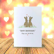Load image into Gallery viewer, Hoppy Anniversary Card