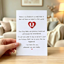 Load image into Gallery viewer, Footprints Baby Loss Card