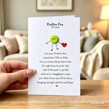 Load image into Gallery viewer, Positive Pea Card
