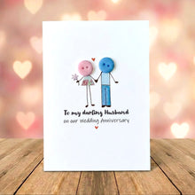Load image into Gallery viewer, Wedding Anniversary Card for Husband | Romantic Anniversary Card