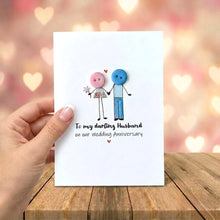 Load image into Gallery viewer, Wedding Anniversary Card for Husband | Romantic Anniversary Card