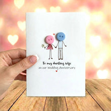 Load image into Gallery viewer, To My Wife On Our Wedding Anniversary Card