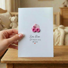 Load image into Gallery viewer, New Baby Girl - Personalised Card