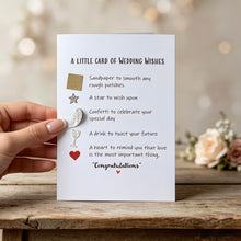 Load image into Gallery viewer, Little Card of Wedding Wishes
