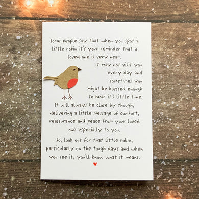 Robin Christmas Card
