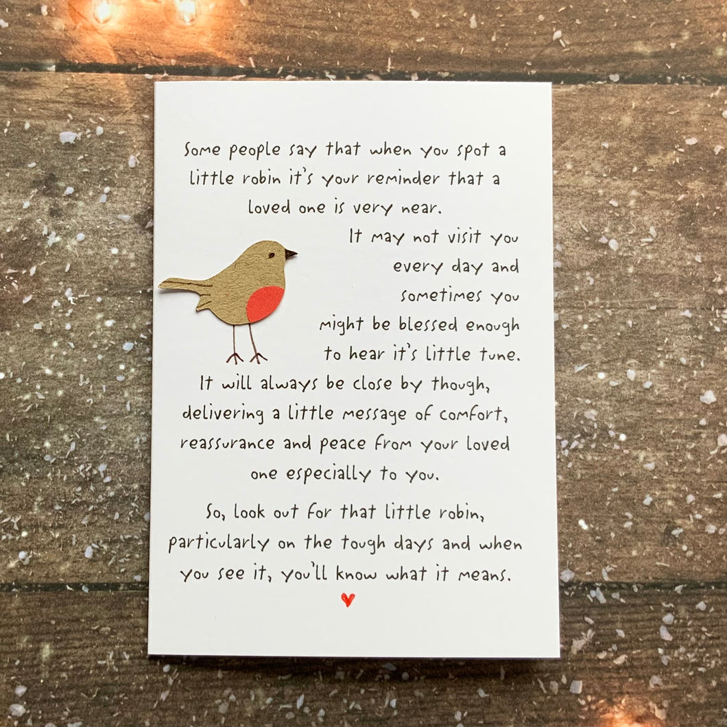 Robin Christmas Card
