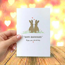 Load image into Gallery viewer, Hoppy Anniversary Card