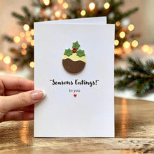 Load image into Gallery viewer, Seasons Eatings Christmas Card
