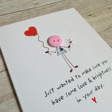 Load image into Gallery viewer, Sending Love and Brightness Card, Thinking of You Card, Friendship Support Card, Encouragement Card, Just Because Card