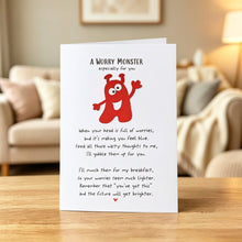 Load image into Gallery viewer, A Worry Monster Card