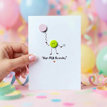 Load image into Gallery viewer, Hap-Pea  Birthday Card