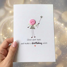 Load image into Gallery viewer, Close your eyes and make a Birthday wish Card
