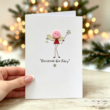 Load image into Gallery viewer, Christmas Gin Fairy Card