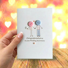 Load image into Gallery viewer, Congratulations on your  Wedding Anniversary- Personalised