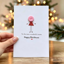 Load image into Gallery viewer, Most Wonderful Cousin Christmas Card