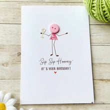 Load image into Gallery viewer, Sip Sip Hooray Birthday Card
